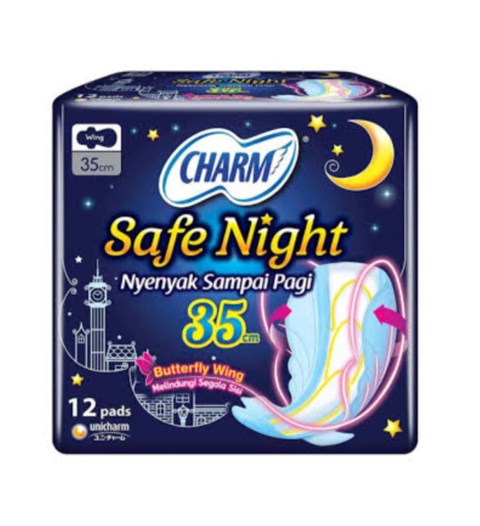 Charm Safe Night 35cm Non Gathers 12N