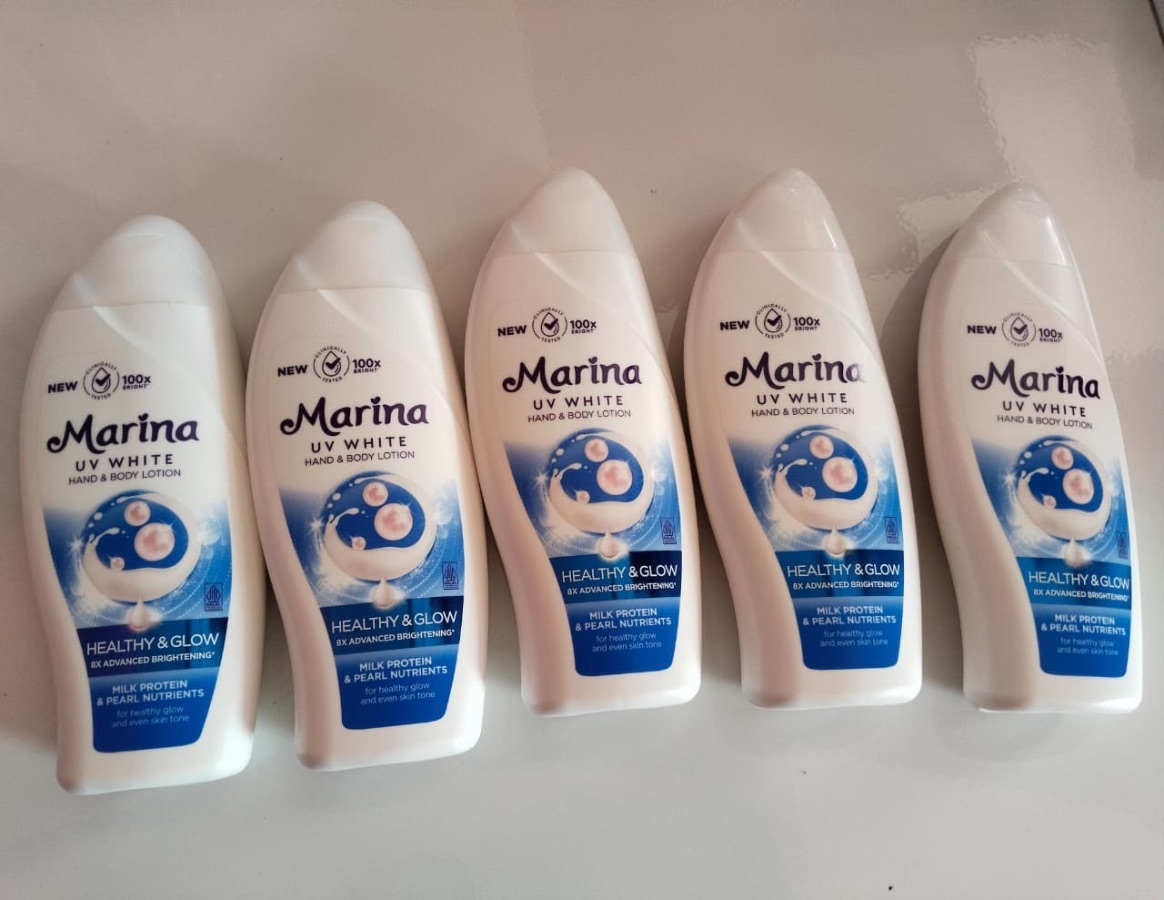 Marina Uv white hand body lotion 185ml