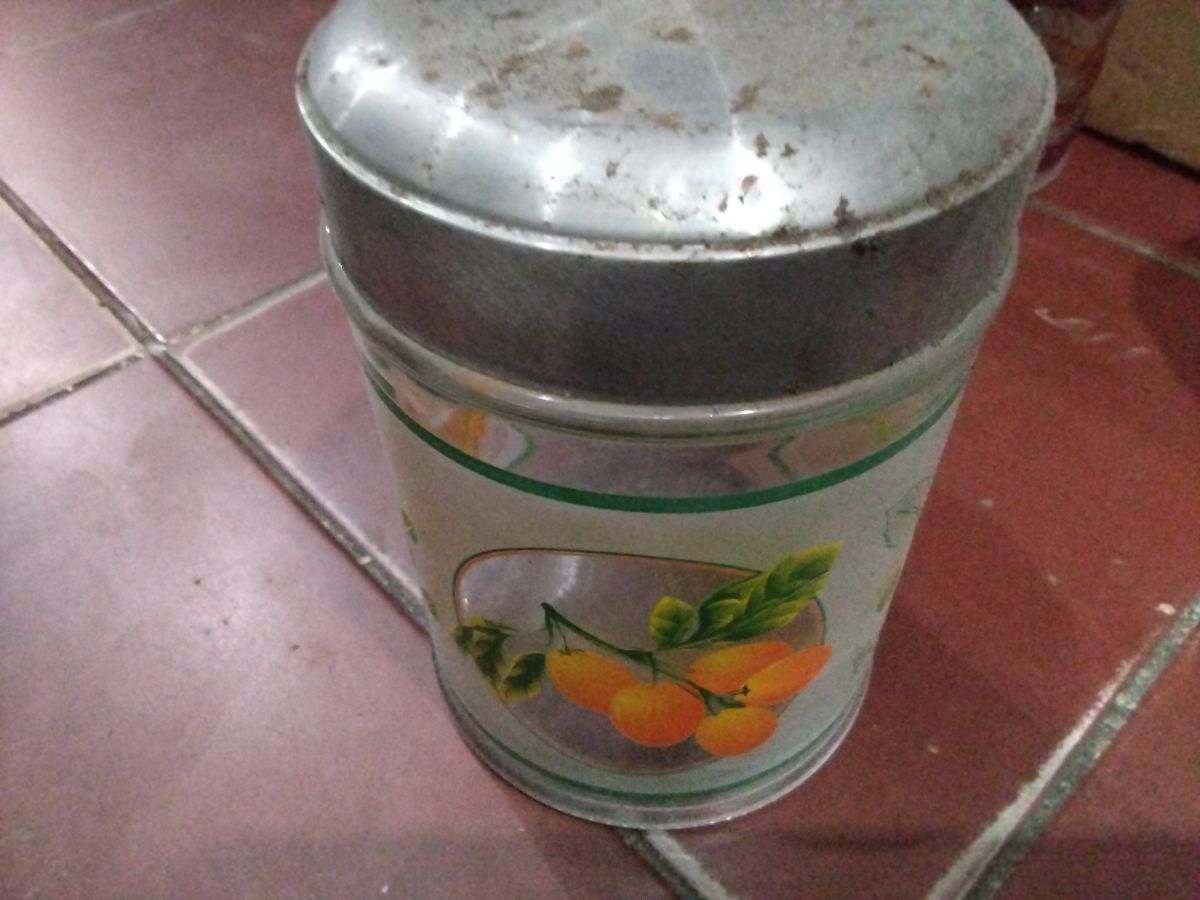 Toples kaca kig jeruk 