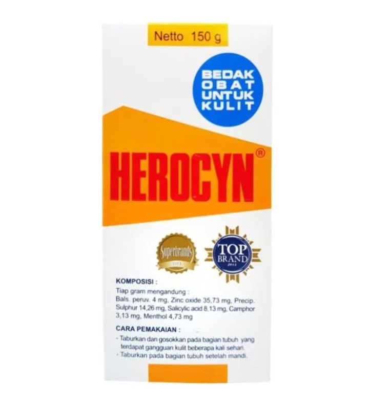 Bedak Herocyn 150gr (Kaleng)