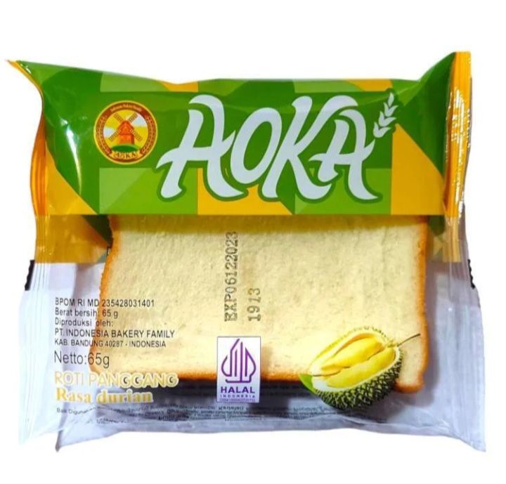 Roti Bantal Aoka Durian