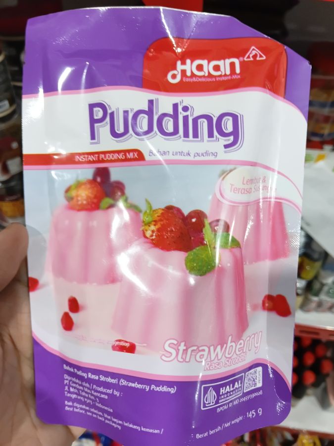 Haan Pudding Strawberry 145gr