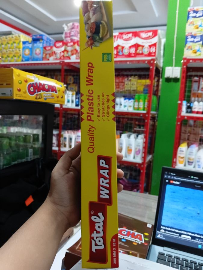 Plastik Wrap 380mm x 15m
