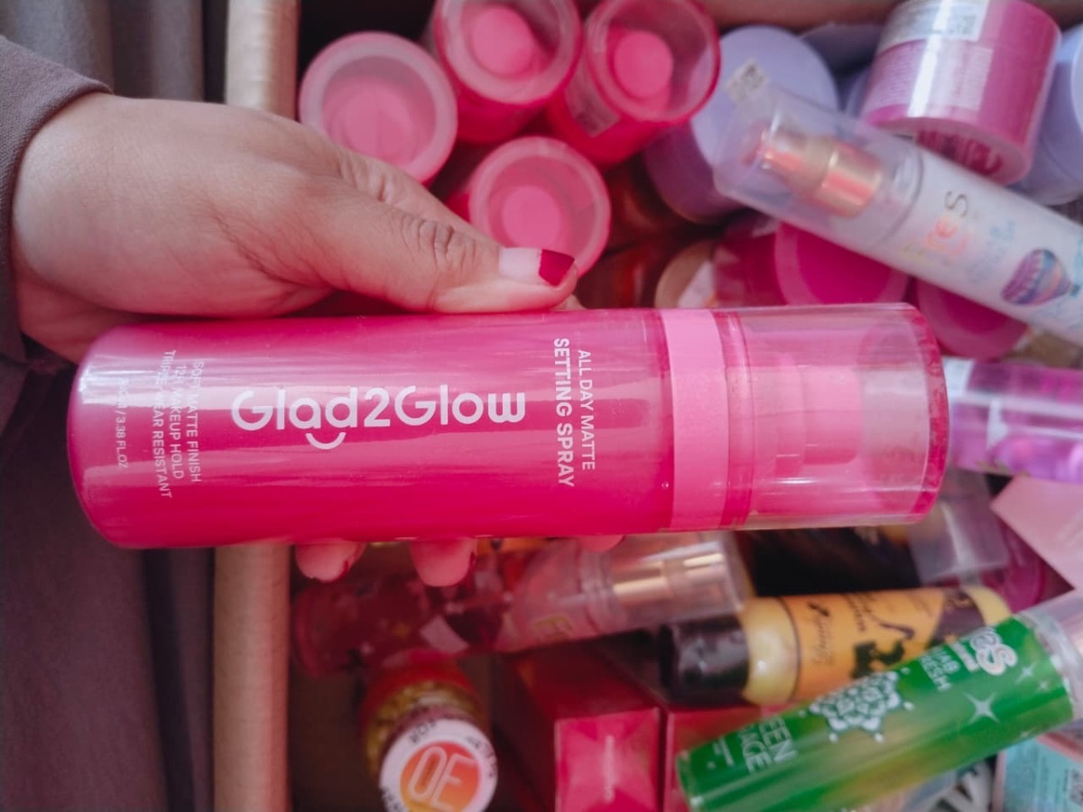 Glad2glow setting spray 100ml