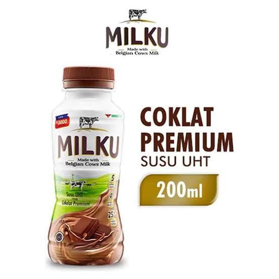MILKU RASA COKLAT 200ML ISI 12 - MT