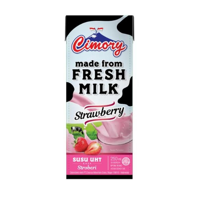 UHT CIMORY STROBERY 250 ML