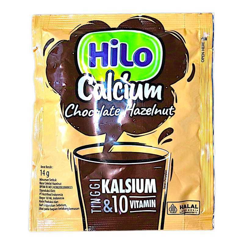 HILO CALCIUM CHOCOLATE HEZELNUT 14g