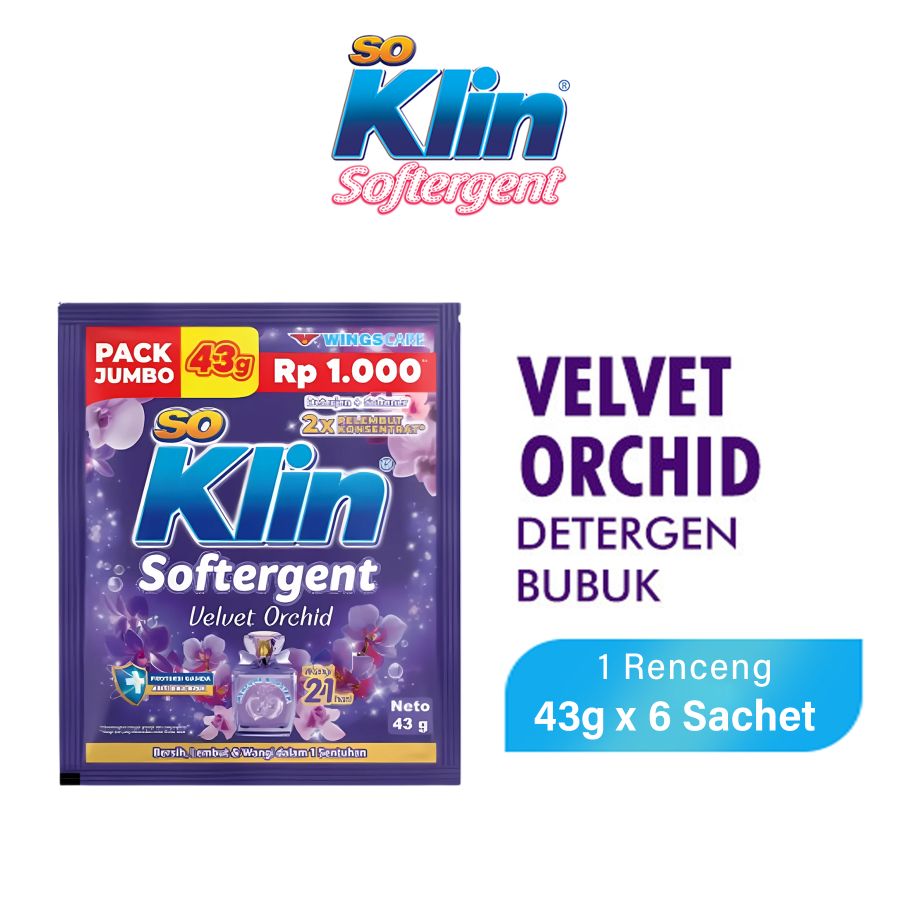 JUMBO SOKLIN SOFTERGEN VELVET ORCHID 43GR