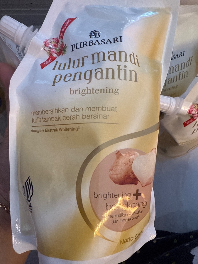 Purbasari Lulur mandi pengantin Bengkoang