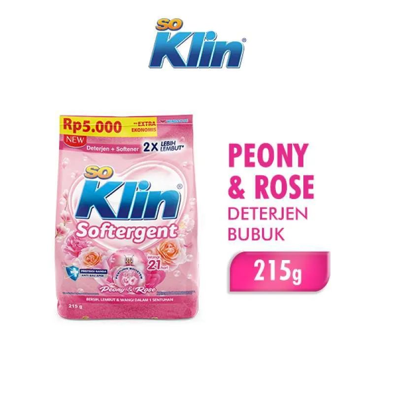 SO KLIN SOFTERGENT 225GR PEONY & ROSE