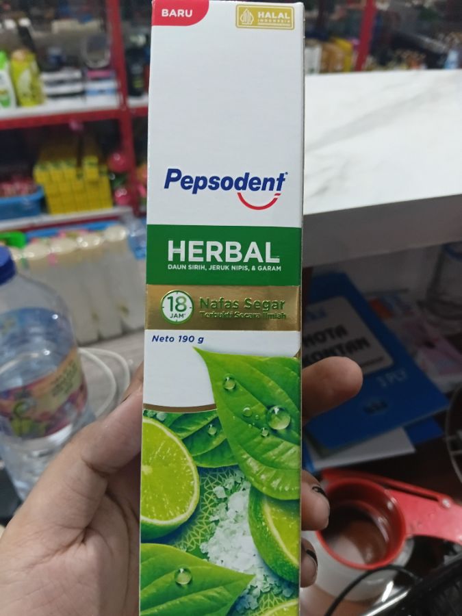 PEPSODENT HERBAL NEW 190GR