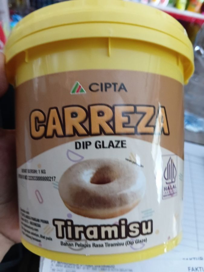 CARREZA GLAZE TIRAMISU 6 PAILx1 KG