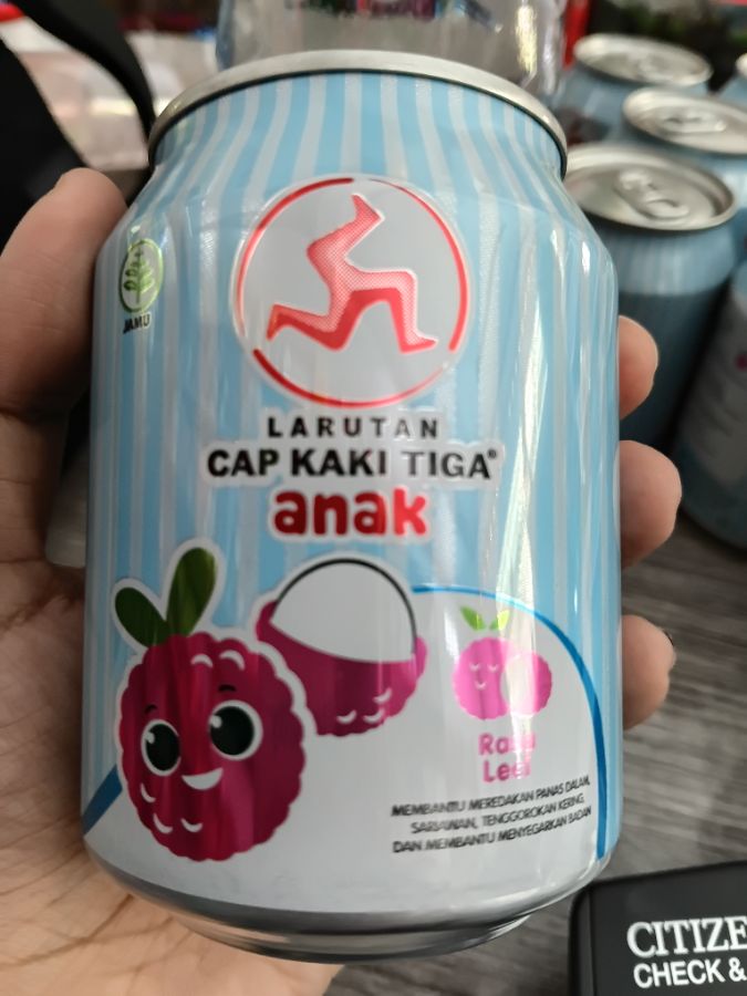CAP KAKI TIGA ANAK LYCHEE 24x238ml