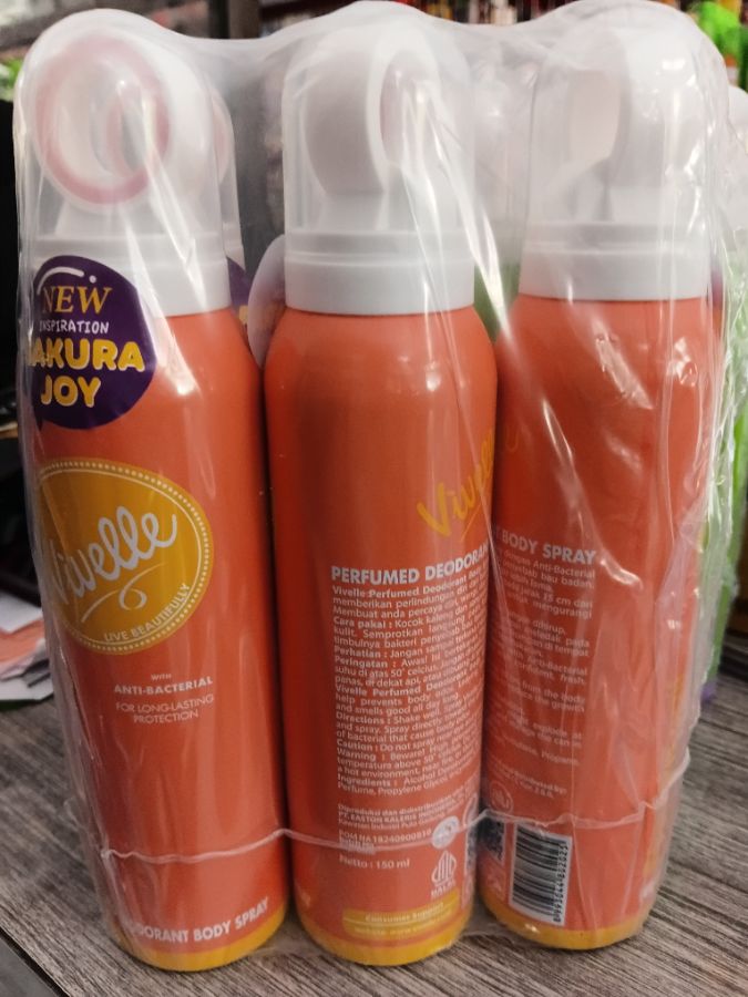 VIVELLE PEACH SPRAY 150ML