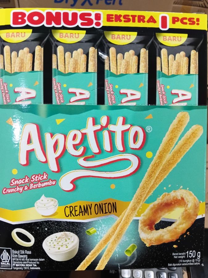 APETITO CREAMY ONION 8 BOX (10+1)x15GR