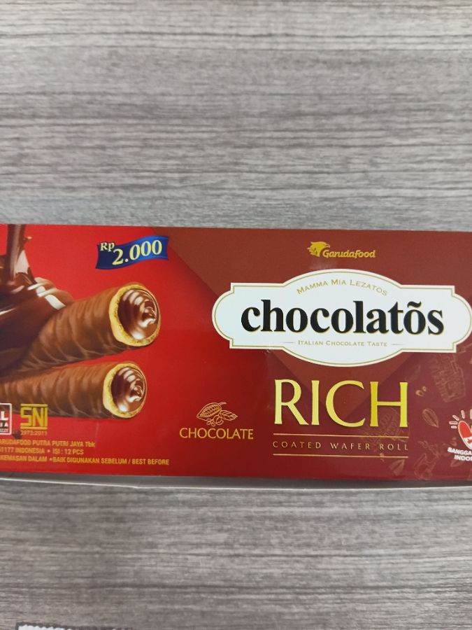 CHOCOLATOS RICH WAFER STICK