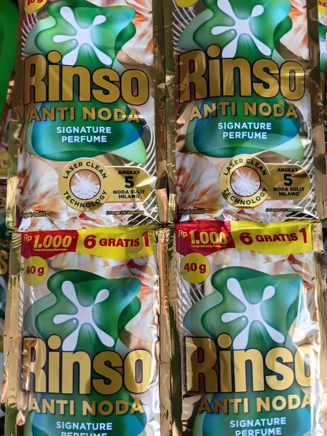 RINSO ROYAL GOLD LIQ 6+1 96x40gr