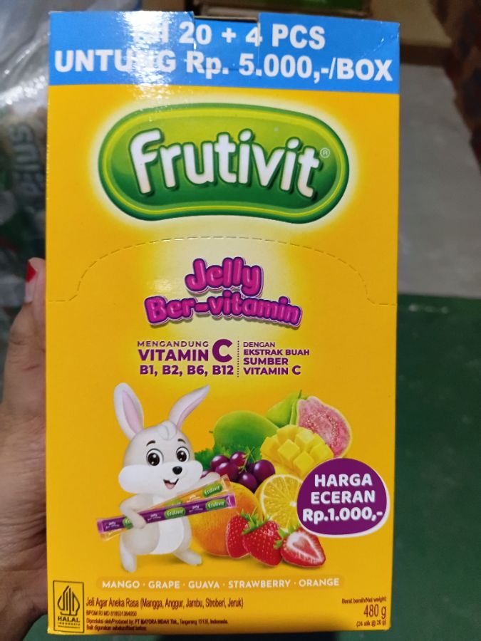 FRUTIVIT 8GBx24PCSx20Gr