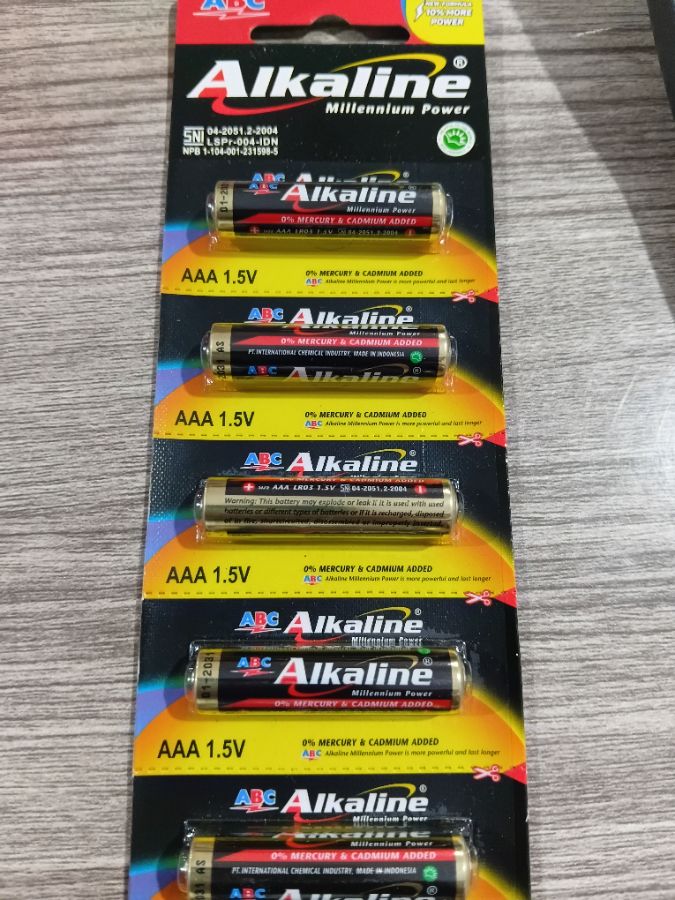 ALKALINE AAA ISI 1
