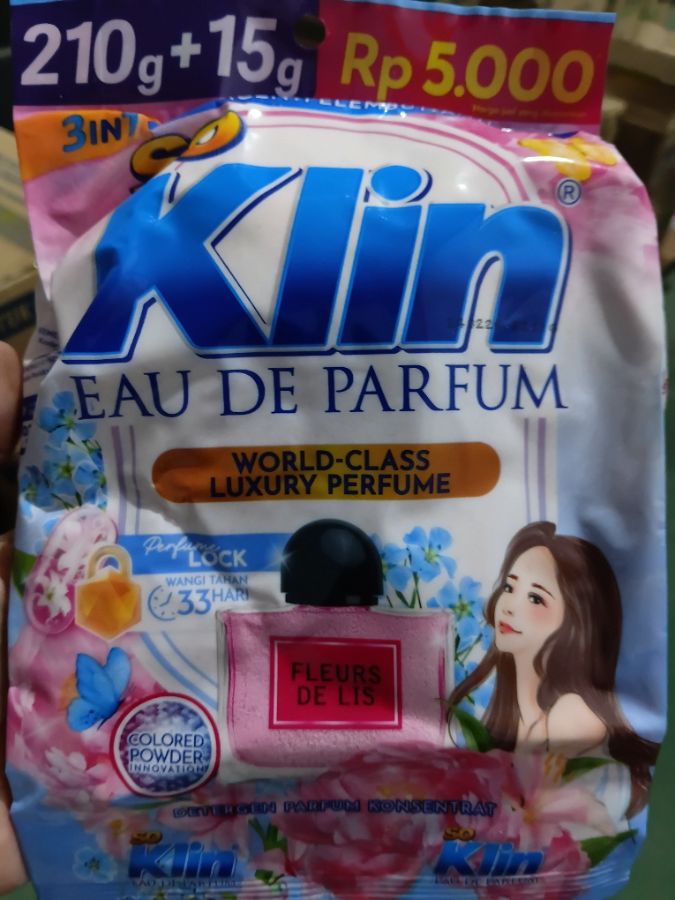 SO KLIN DET EDP BIRU 225GR