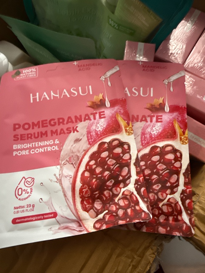 Hanasui pomegranate serum mask