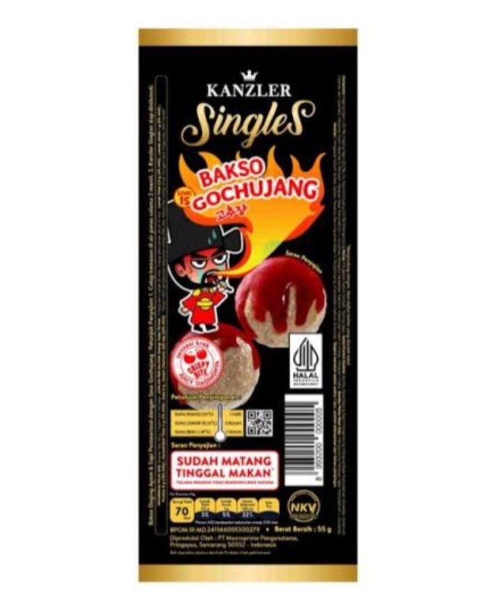 KANZLER SINGLES BAKSO GOCHUJANG 48GR