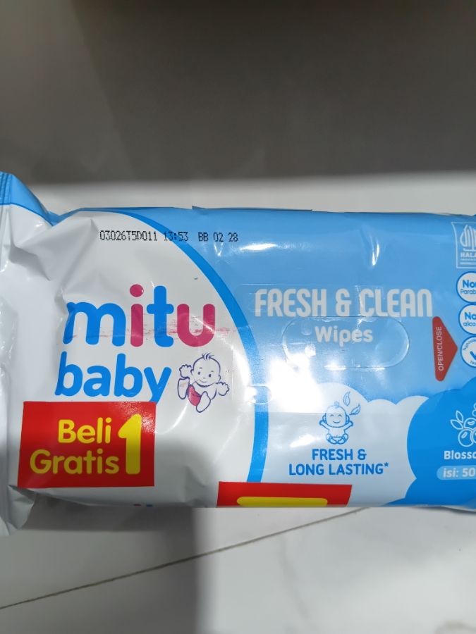 MITU BABY WIPES F&C BLUE 20S-24