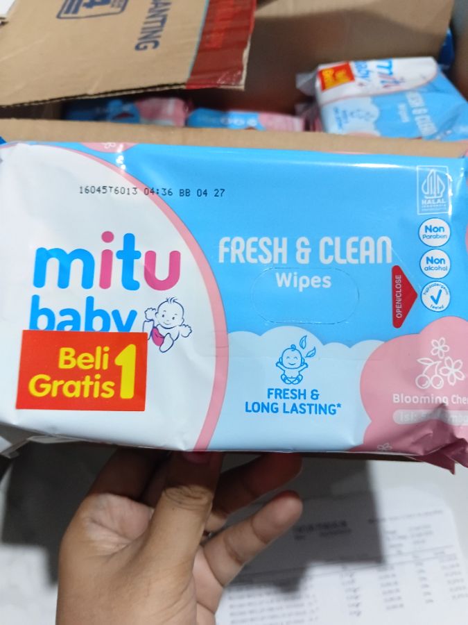 MITU BABY WIPES F&C PINK 20S-24