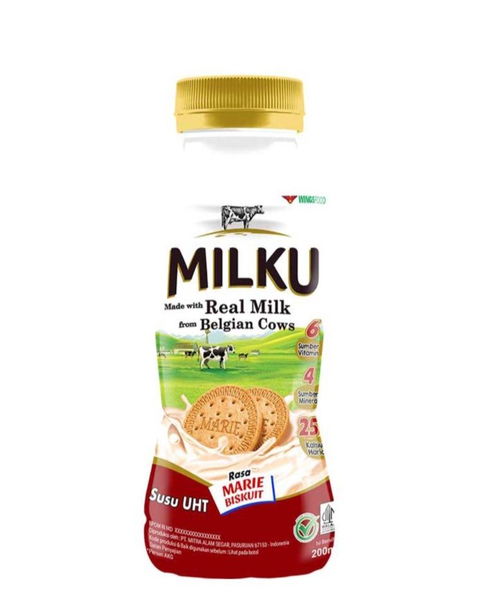 MILKU MARIE BISKUIT 200ML