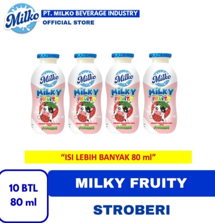 MILKY FRUITY STRAW (60x80ml)