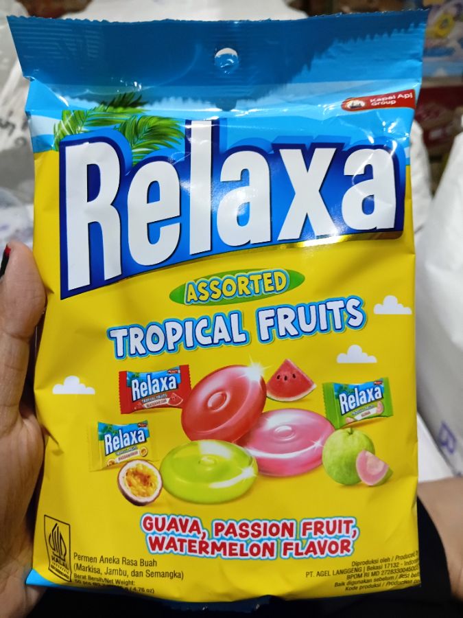 RELAXA TROPICAL FRUITS 24x50pcs