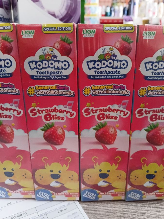 TOOTHASTE KODOMO STRAW TUBE 45GR