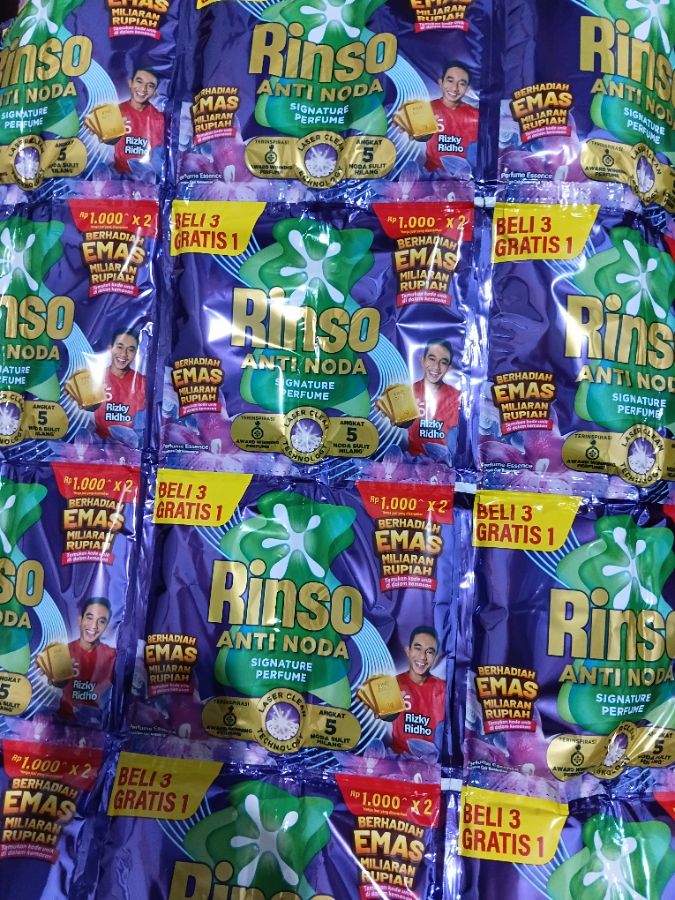 RINSO PERFUME ESS LIQ 3+1 (54+18)x80gr
