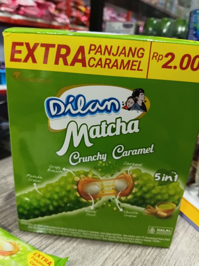 DILAN MATCHA CRUNCHY CARAMEL 25GR