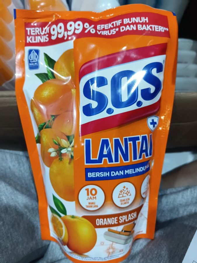 SOS  FLOORCLEANER ORANGE 700ML