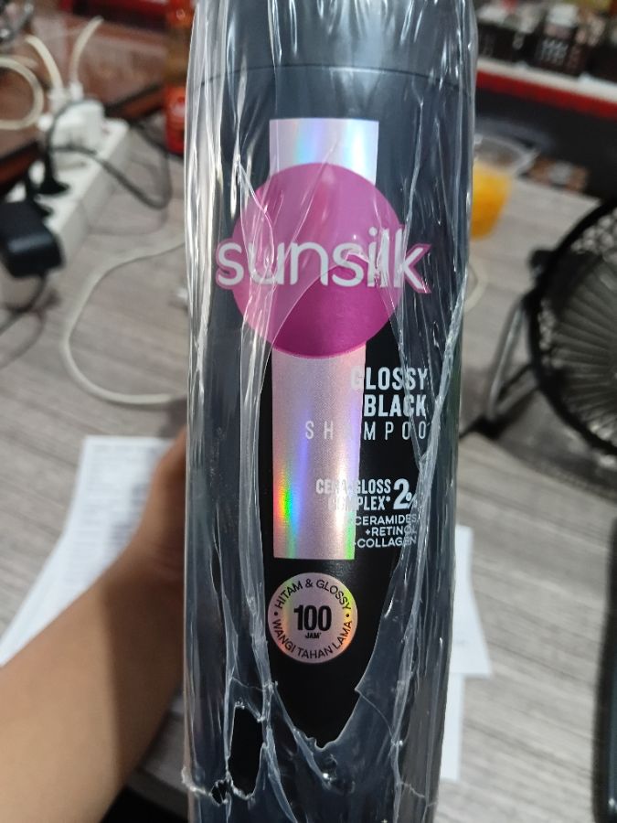 SUNSILK SHP GLOSSYBLACK 36x160ml