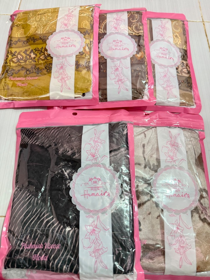 Jilbab Phasmina Viscos motif