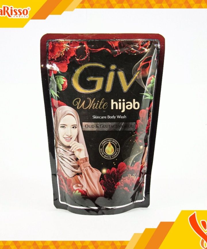 GIV WHITE HIJAB BODY WASH PCH 400ML