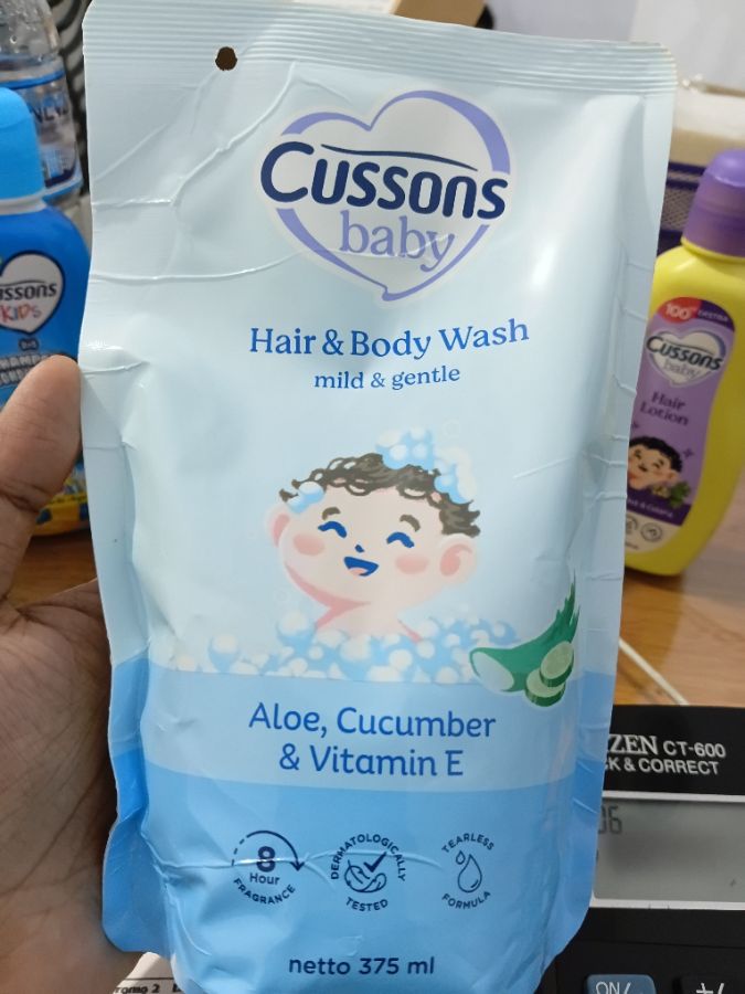 CBABY WSH MILD&GENTLE 375ML