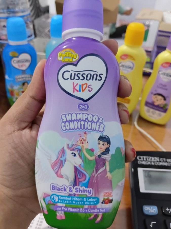 CKIDS SHAMPOO BLACK & SHINY 180ML