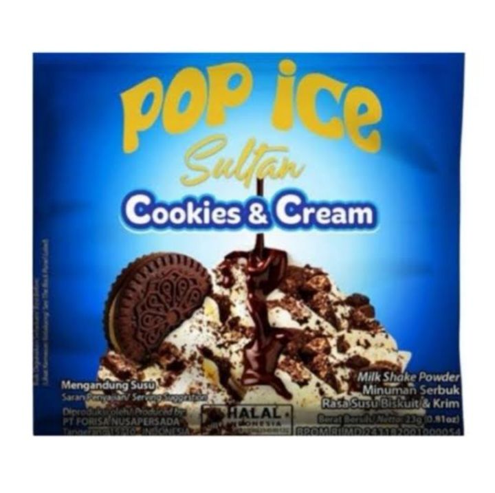 POP ICE SULTAN COOKIES & CREAM