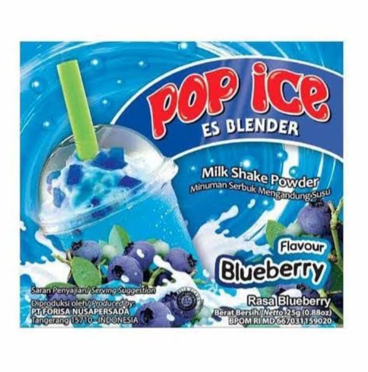 POP ICE RASA BLUEBERRY