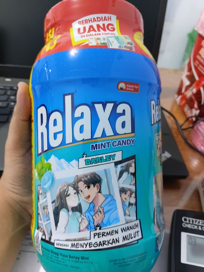 RELAXA BARLEY MINT TOPLES 6x200pcs