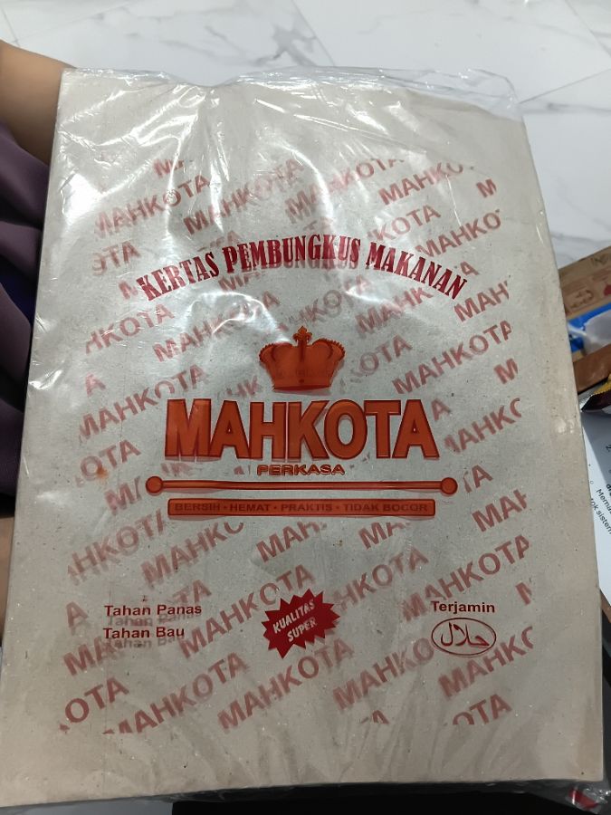 kertas nasi mahkota