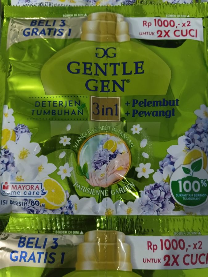 GENTLE GEN PARISIENNE GARDEN 80g