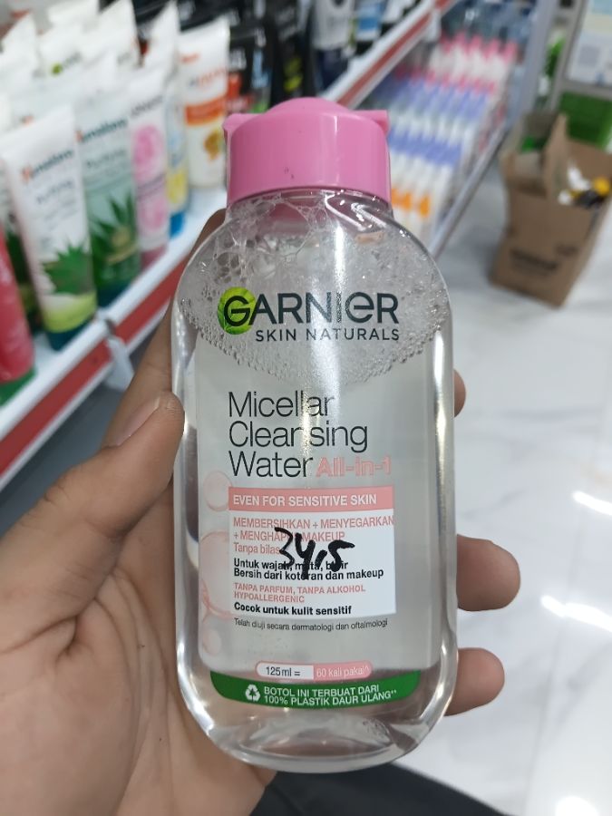 GARNIER CLEANSING WATER ALL IN 1 125ML