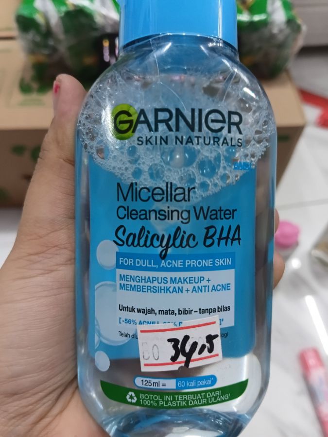 GARNIER CLEANSING WATER SALICYLIC BHA 125ML