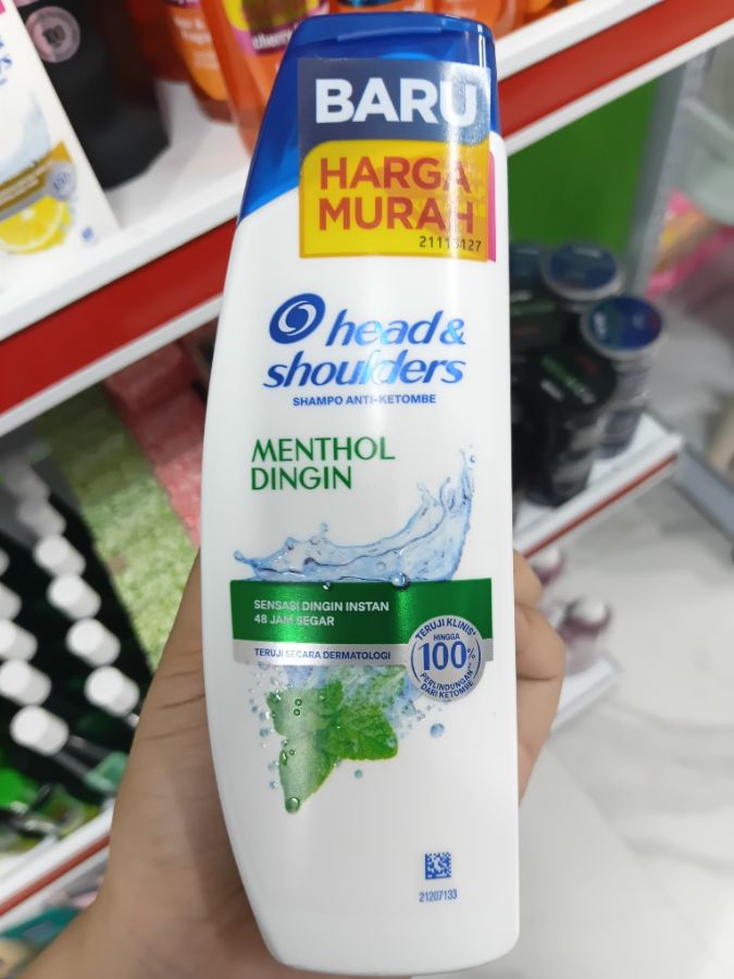 H&S SHP COOL MENTHOL 110ML
