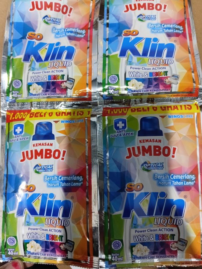 SOKLIN LIQ JUMBO WHITE&BRIGHT  40ML