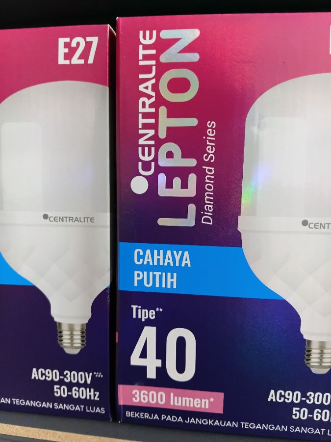 LED TABUNG CANBERRA SILVER GARANSI 40 Wat